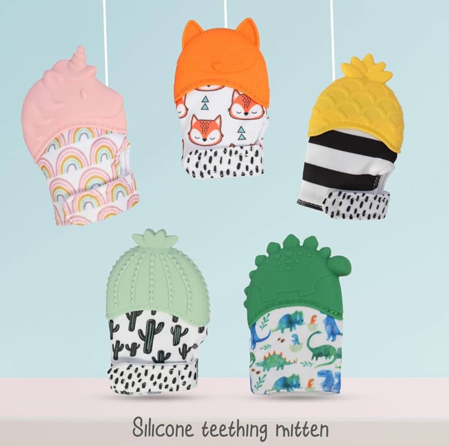 Baby Silicone Teether Mitten