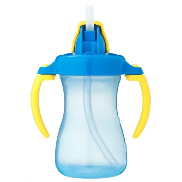 PIGEON PETITE STRAW BOTTLE 150ML, (BLUE)