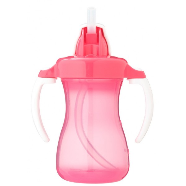 PIGEON PETITE STRAW BOTTLE 150ML, (PINK)