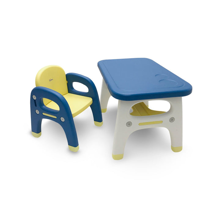 TINNIES CHILDREN TABLE SET BLUE/YELLOW