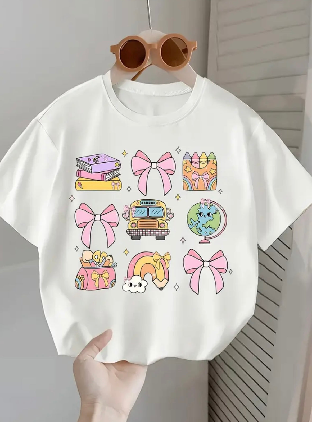 Girls Summer Casual Short Sleeve