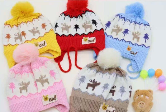 Woolen caps (Random Colour)