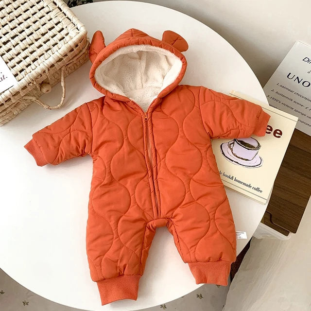 Winter Puffer Jacket - Orange