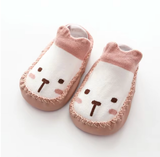 Baby Socks Slippers With Rubber Soles