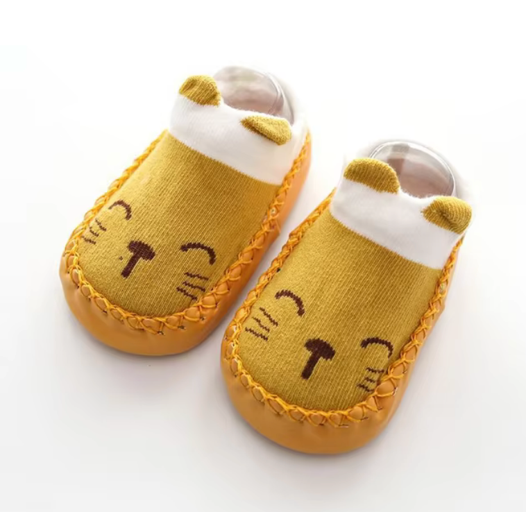 Baby Socks Slippers With Rubber Soles