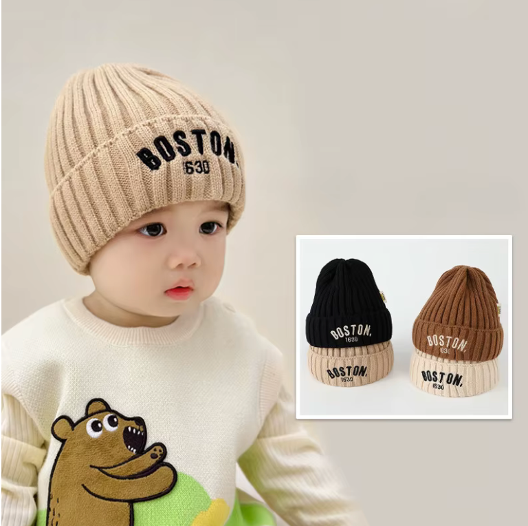 Knitted Wool Hat 1-4 Years