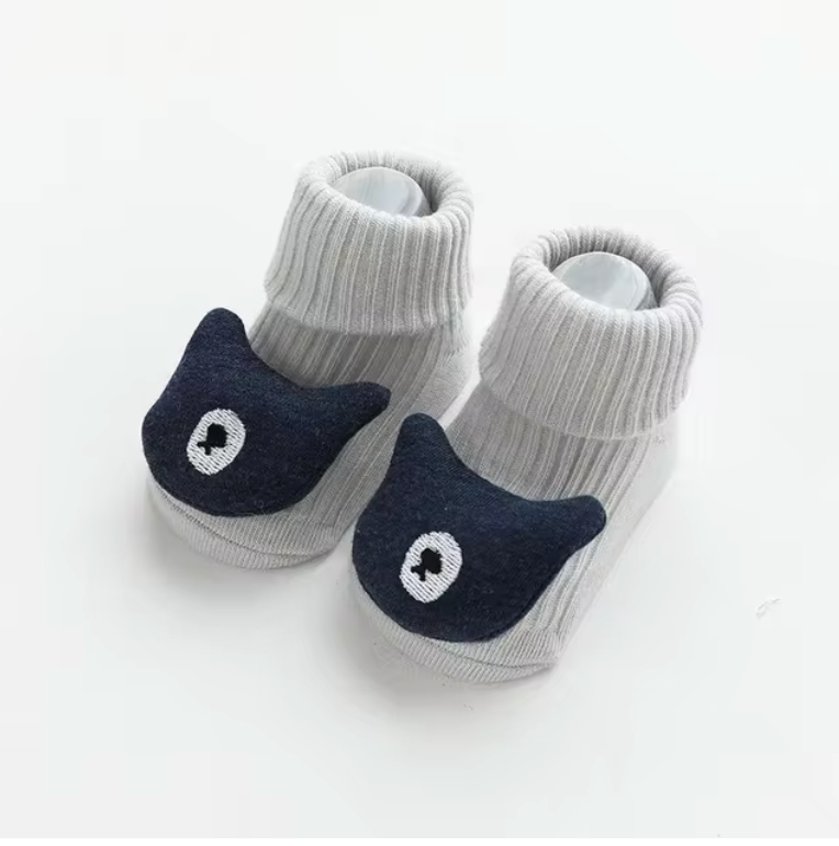 Soft Cotton Baby Socks Newborn -Blue