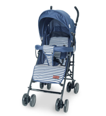 INNIES LIGHT WEIGHT UMBRELLA STROLLER NAVY BLUE