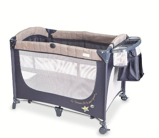 TINNIES DROP SIDE PLAY PEN-BLUE