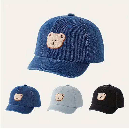 1pc Youngsters' Bear Cap Random colour