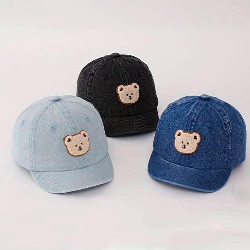 1pc Youngsters' Bear Cap Random colour