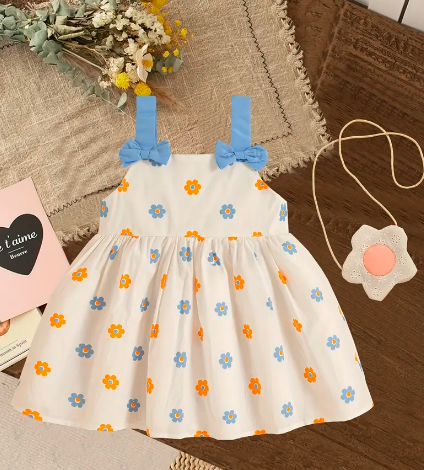 2pcs ZOSEYIES Baby Girls Summer Dress Set