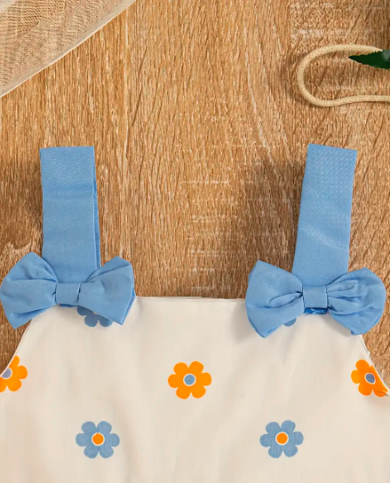 2pcs ZOSEYIES Baby Girls Summer Dress Set