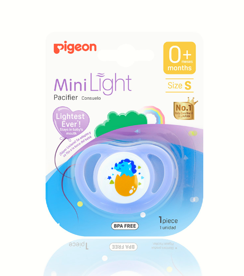 MINI LIGHT PACIFIER (S) BOY-DINO EGG