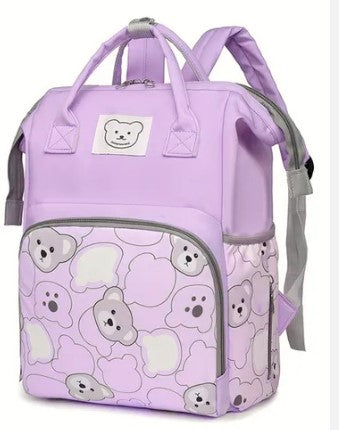 Diaper Bags/ bag pack |pink teddy bear bag