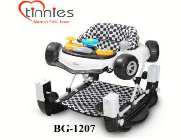 TINNIES BABY WALKER W/ROCKING black