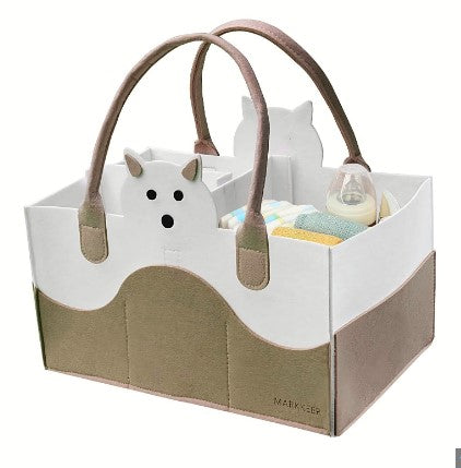 Large Capacity Felt Diaper Bag ( Random)