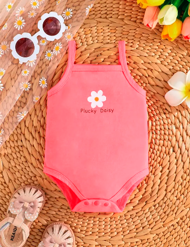 3pcs Baby Girls' Summer Outfit Set