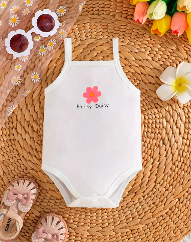 3pcs Baby Girls' Summer Outfit Set