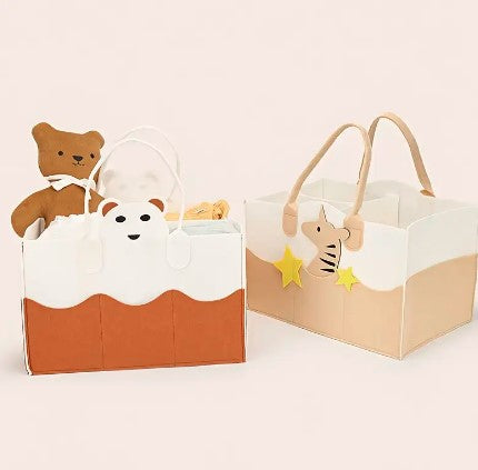 Large Capacity Felt Diaper Bag ( Random)