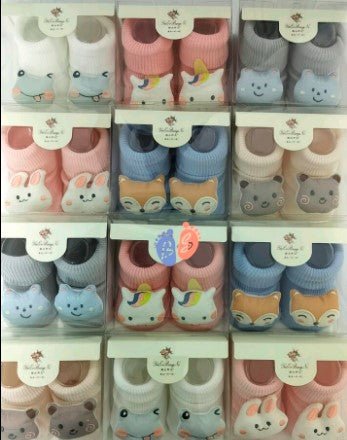 Socks booties grip random