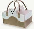 1pc Large Capacity Felt Diaper Bag (Random Colors)