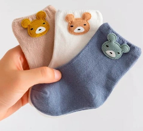 3 Pairs Baby Socks