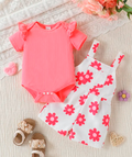 Set of Two Short-Sleeve Rompers