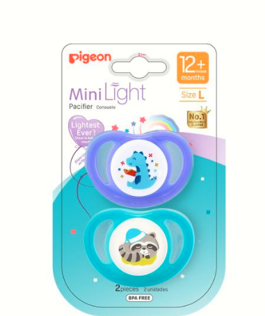 PACIFIER PK-2 (L) - DINO READ & RACCOON