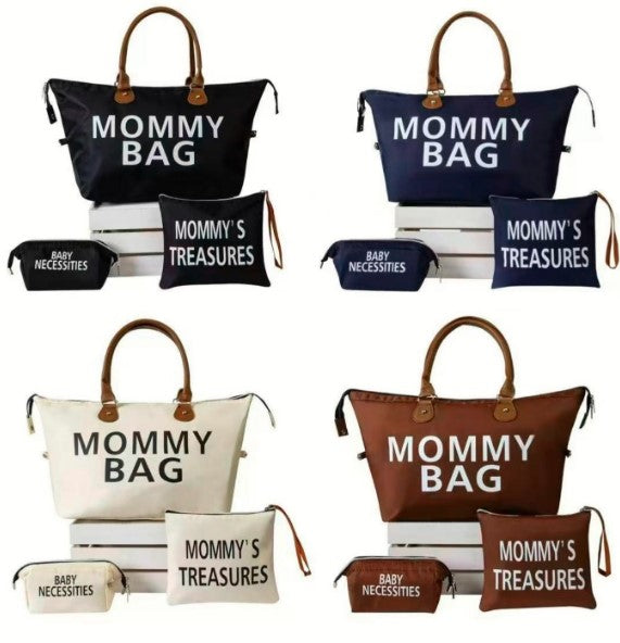 Large Capacity Waterproof Travel Mom Bag (random colors)