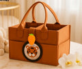 1pc Large Capacity Felt Diaper Bag