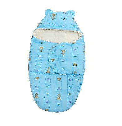 Winter Swaddle blue