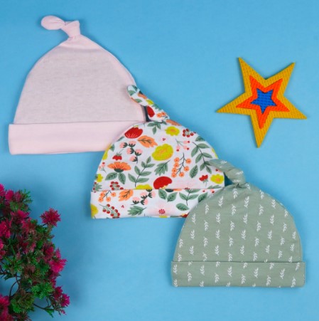 Hudson baby 3 pcs cap set