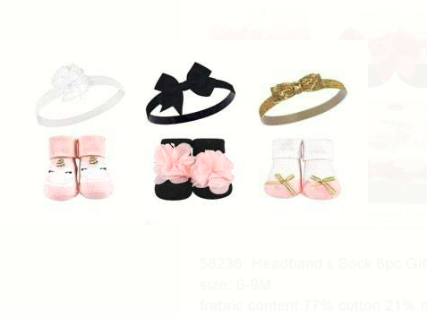 Socks Gift Set with Hairband