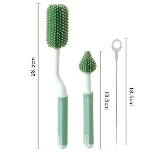Silicone Bottle Cleaning Brush with Long Handler Kitchen Cleaning Tool