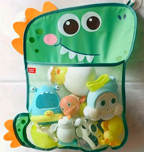 Foldable Cartoon Shower Toy Organizer