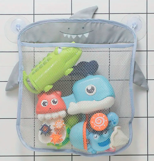 Foldable Cartoon Shower Toy Organizer
