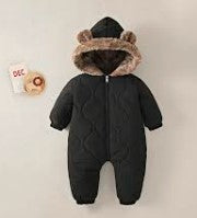 Winter Puffer Jacket - Black