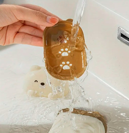 Cute Bear Portable Soap Box
