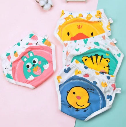 Cartoon Animal Cotton Waterproof Nappies