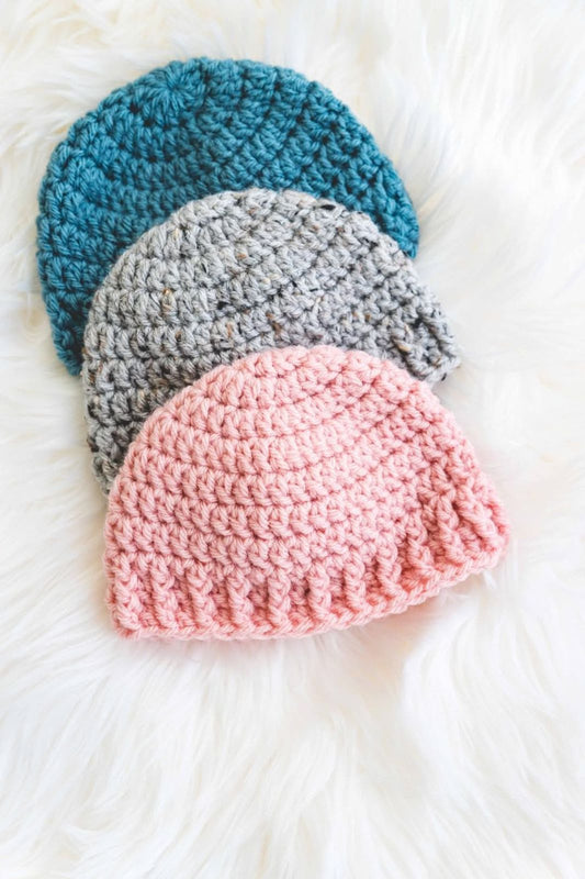 Baby Hand knitted caps