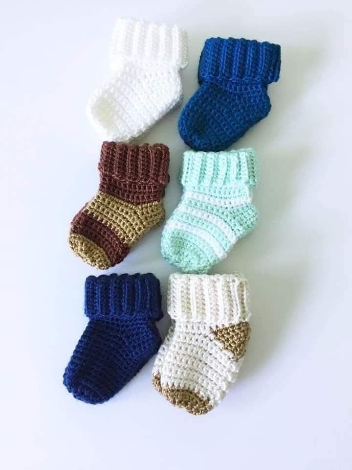 Baby Knitted Socks