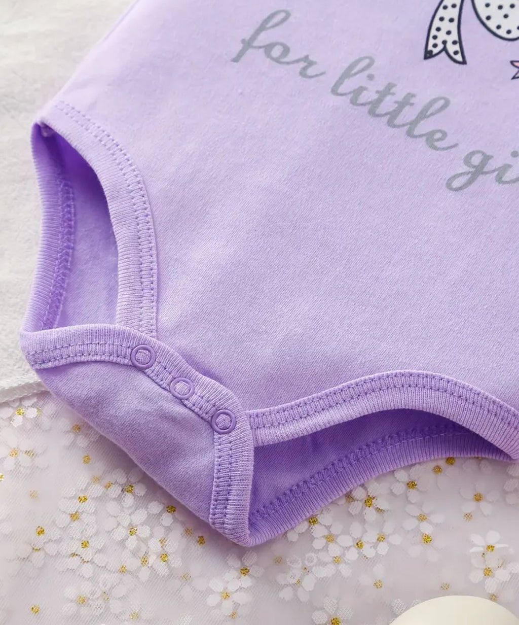 Baby Rompers - 5pcs Newborn Infant Baby Girl Bodysuit