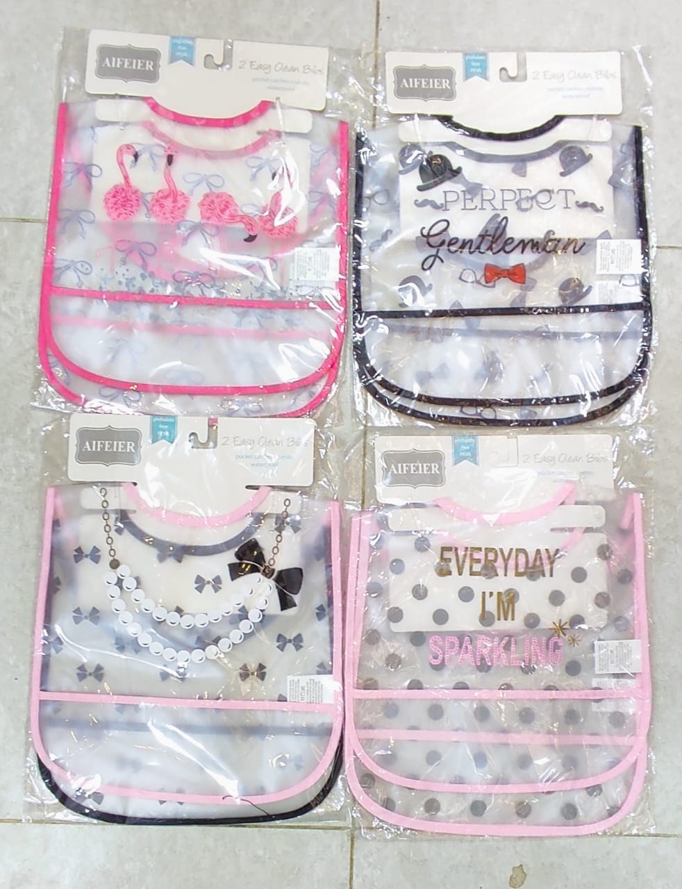 Aifeier pack of 2 bib