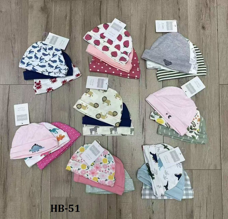 Hudson baby 3 pcs cap set
