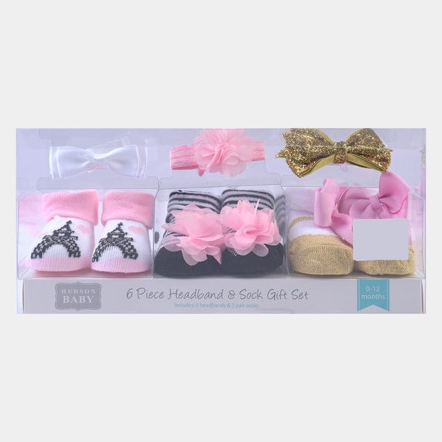 Pack of 3 booties with headband