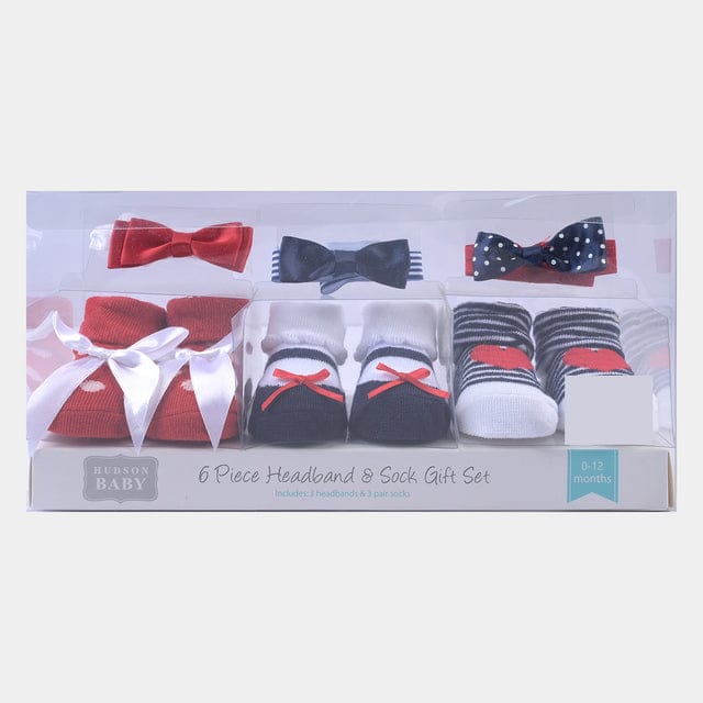 Pack of 3 booties with headband