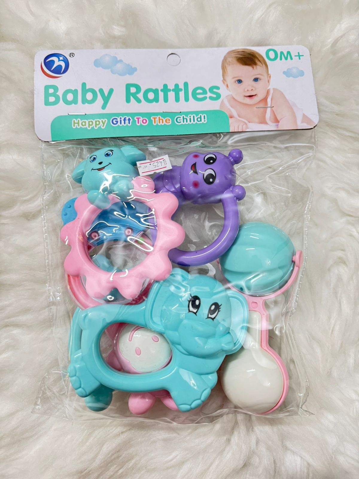 Cartoon rattle set