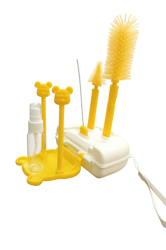 Drying rack with brushh