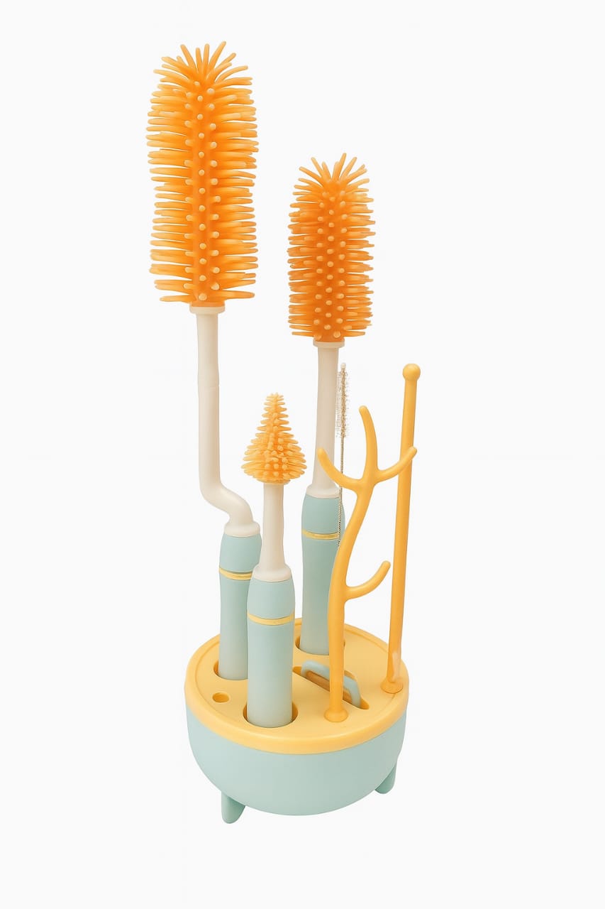 Drying rack with brushh